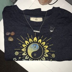 wild and free love love dream hippy crewneck